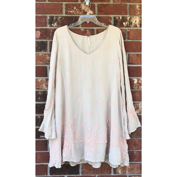 Free People Dresses & Skirts - FREE PEOPLE Embroidered Swing Dress